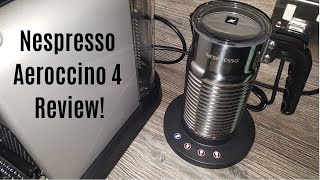 Nespresso Aeroccino 4 Milk Frother Review  Worth upgrading from the Aeroccino 3 [upl. by Aikym596]