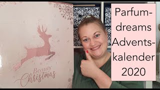 DOPPELTE TÜRCHENWOW PARFUMDREAMS DAMEN ADVENTSKALENDER 2020 UNBOXING amp VERLOSUNG TIFFYS WELT [upl. by Ydnat]