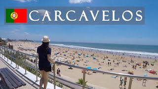 Is Praia de Carcavelos really lowkey  Carcavelos  Lisbon  Portugal Vacation [upl. by Siulesoj289]