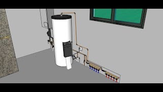 CHAUFFE EAU THERMODYNAMIQUE BRANCHEMENT ET FONCTIONNEMENT [upl. by Nus]