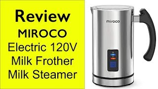 Review Miroco Milk Frother  How to make froth milk at home [upl. by Devonna]