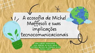 Ecosofia de Michel Maffesoli [upl. by Ransom]