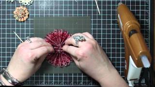 Paper Rosettes Made Easy Quick Tip Tuesday 17 [upl. by Tamma]