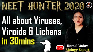 Biological Classification Class 11  Viruses Viroids amp Lichen  NEET 2020 Preparation NEET Biology [upl. by Ib407]