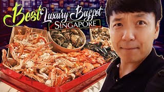 BEST LUXURY BUFFET in Singapore Colony Buffet Review at Ritz Carlton [upl. by Layod28]