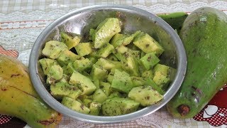 Como fazer salada de abacate  Receita saborosa [upl. by Alvis162]