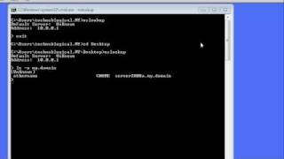 Windows command line networking nslookup [upl. by Aihcropal598]