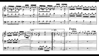 Bach  Prelude and Fugue in C major BWV 553 [upl. by Coffeng]