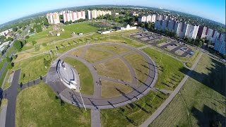 Sosnowiec z lotu ptaka Zagórze Plac Papieski z powietrza [upl. by Nnaael]