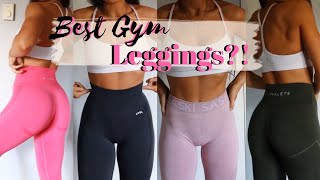 Trying Instagram Hyped Leggings  LEGGING TRY ON HAUL [upl. by Hcardahs]