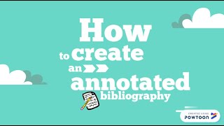 How to Create an Annotated Bibliography MLA [upl. by Gainor]