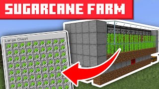 Minecraft Sugar Cane Farm 1214  EASY DESIGN [upl. by Allak591]