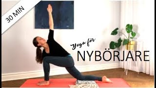 30 MIN Yoga för nybörjare  Annas yoga studio [upl. by Monjan782]