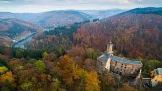 Sudety Zamek Grodno Jezioro Bystrzyckie Zapora w Zagórzu Śląskim z drona [upl. by Ertemed]