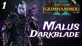 Total War Warhammer 2  SFO Grimhammer II  Malus Darkblade Campaign 1  I Miss Hauclir [upl. by Gottlieb73]