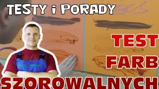 Którą farbę zmywalną szorowalną wybrać  test [upl. by Wrench]