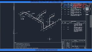 Draw Piping Isometric Drawings by ISOMAC Software [upl. by Innad]