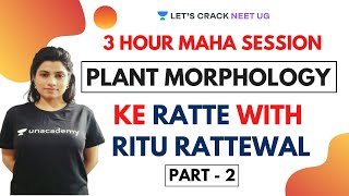 3Hour Maha Session  Complete Plant Morphology in Oneshot  Part 2  Target NEET 2020 [upl. by Elianore]