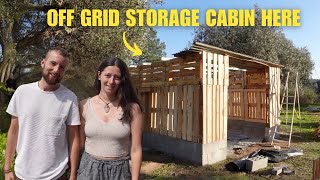 NEW BUILD Off Grid Storage Cabin DIY Timber Build [upl. by Aibsel]