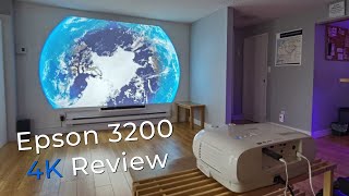 Epson Home Cinema 3200 4K UHD Projector Review [upl. by Karisa]