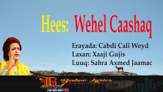 Hees Wehel Caashaq Sahra Axmed Balwo Lyrics [upl. by Gem]