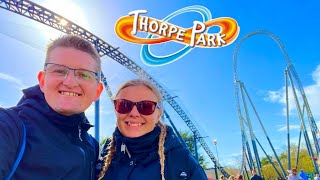 THORPE PARK Vlog March 2023 [upl. by Yelyab]