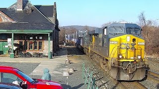 Palmer MA Railfan  One Days Timelapse  01142021 [upl. by Eniarol]