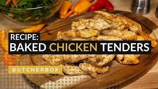 Easy and Quick Baked Chicken Tenders [upl. by Notyard]