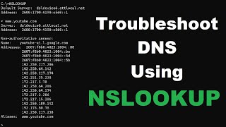 How to Use NSLOOKUP to Troubleshoot DNS Issues [upl. by Alysoun460]