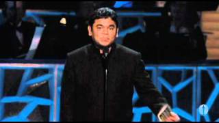 AR Rahman Winning Original Score  81st Oscars 2009 [upl. by Atinal]