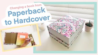 Turning a Paperback Book into a Hardcover  Book Binding Tutorial [upl. by Walli]