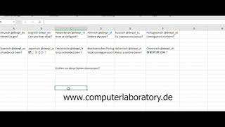 Deepl in Excel Übersetzen Translator Tool  Computerlaboratoryde [upl. by Chabot]