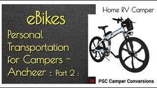 P2 Ancheer Electric Bicycle Bike Review Speed Tests Peddle Assist Road Test eBikes for Campers [upl. by Ettevad]