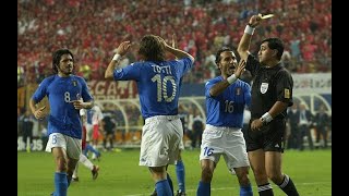 LA PARTITA PIÙ MALEDETTA DELLITALIA AI MONDIALI HD  Italia  Corea del Sud 2002 Bruno Pizzul [upl. by Luehrmann735]