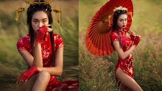 Chinese Inspired Photoshoot Behind The Scenes [upl. by Jany834]