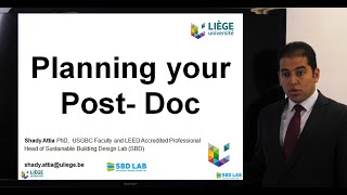 Planning your Postdoctoral Research [upl. by Abekam]