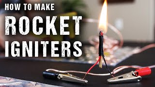 How to Make Rocket Igniters Electric Matches [upl. by Arnoldo]