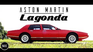 ASTON MARTIN LAGONDA 1984  Smooth drive in top gear  Subtle V8 engine sound  SCC TV [upl. by Annadroj628]