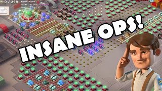 NEAR IMPOSSIBLE OPERATION BASES Shield Generators OP  Boom Beach [upl. by Ayit]