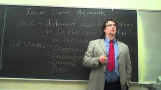 Critical Thinking Issues Claims Arguments [upl. by Hurlee]