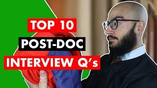 Top 10 Postdoc Interview Questions  How To Answer Post Doctoral Questions [upl. by Winograd]