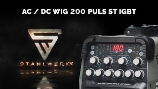 STAHLWERK Videoanleitung  AC DC WIG 200 Puls ST IGBT  ZusammenbauProbeschweißenErklärung [upl. by Etnovert]