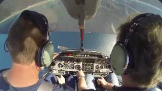 20 turn fully developed spin in a Robin aircraft [upl. by Scuram]