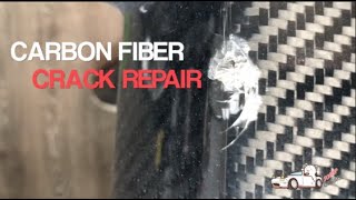 DIY  Fixing Carbon Fiber  Crack Repair [upl. by Salter]