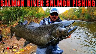 Salmon Fishing New Yorks World Famous Salmon River [upl. by Anica775]