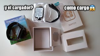 Como cargar y encender tu smartwatch que no trae cargador [upl. by Dragde]