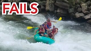 Fails Kayak amp Rafting Fail Compilation [upl. by Aserret]