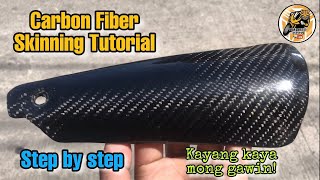 DIY Carbon Fiber Skinning Tutorial  Step by step  Shoutout [upl. by Achorn]