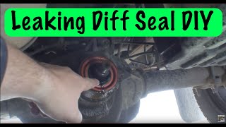 How to Replace a Rear Differential Pinion Seal [upl. by Sesylu]