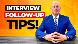 HOW TO FOLLOW UP after a Job Interview The PERFECT Interview FollowUp Email Template [upl. by Notlrahc939]